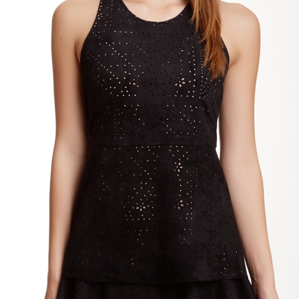 BCBG Maxazria “Caralyn” Peplum Top